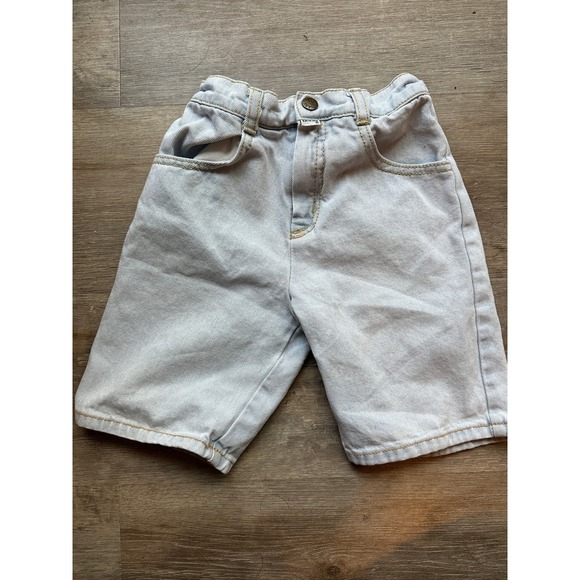Baby Guess Other - Vintage Baby Guess Light Wash Denim Shorts Size 4Y Button Fly